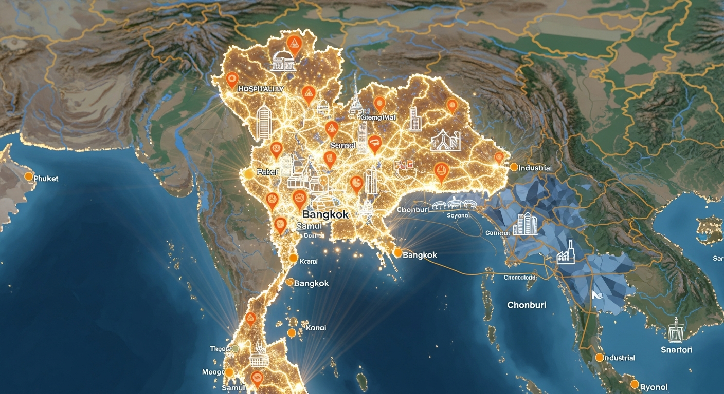 Modern industrial facility in the Eastern Economic Corridor