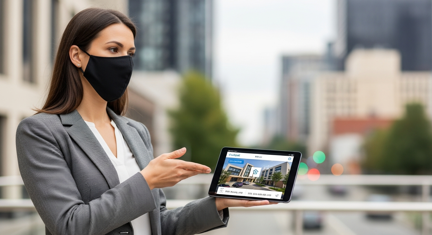 Virtual reality real estate tour technology