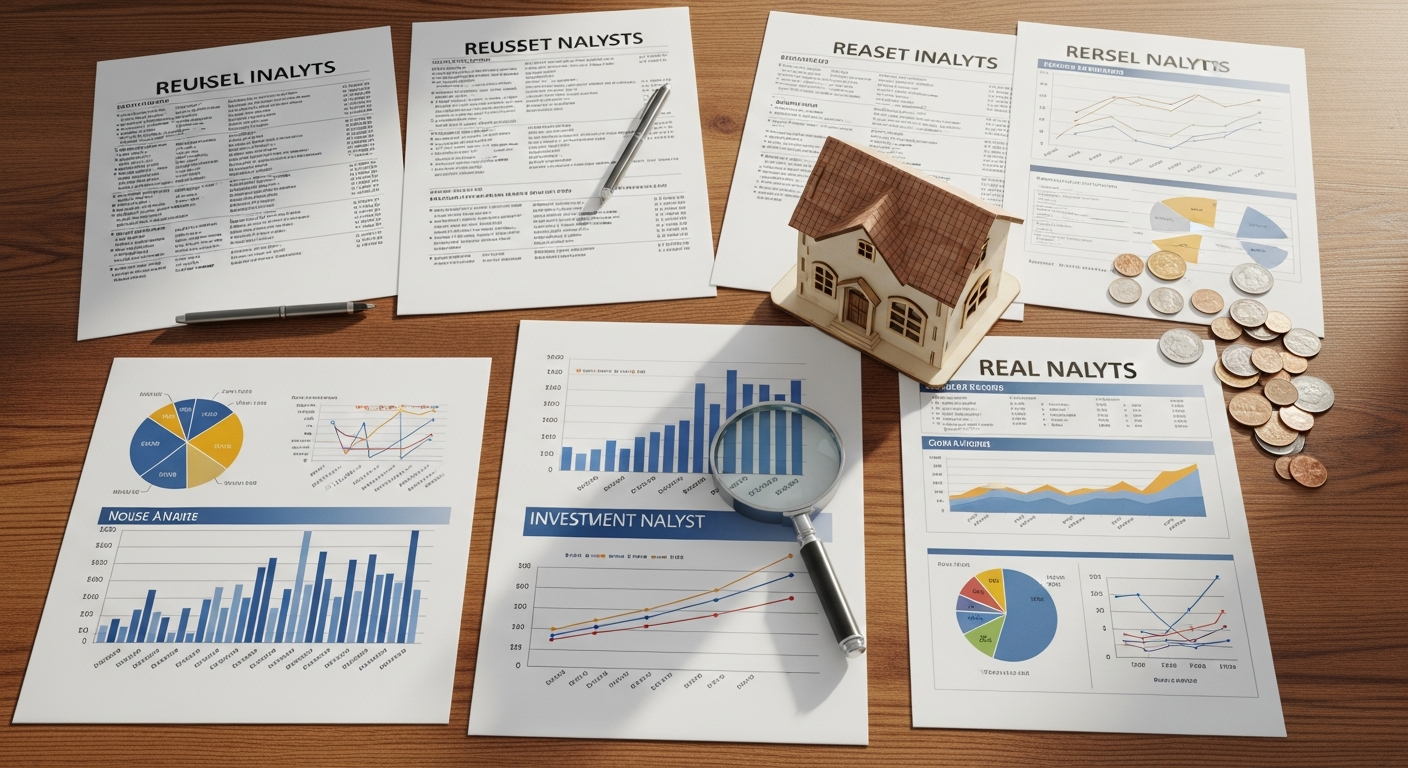 Real Estate Market/Data Approach Concept