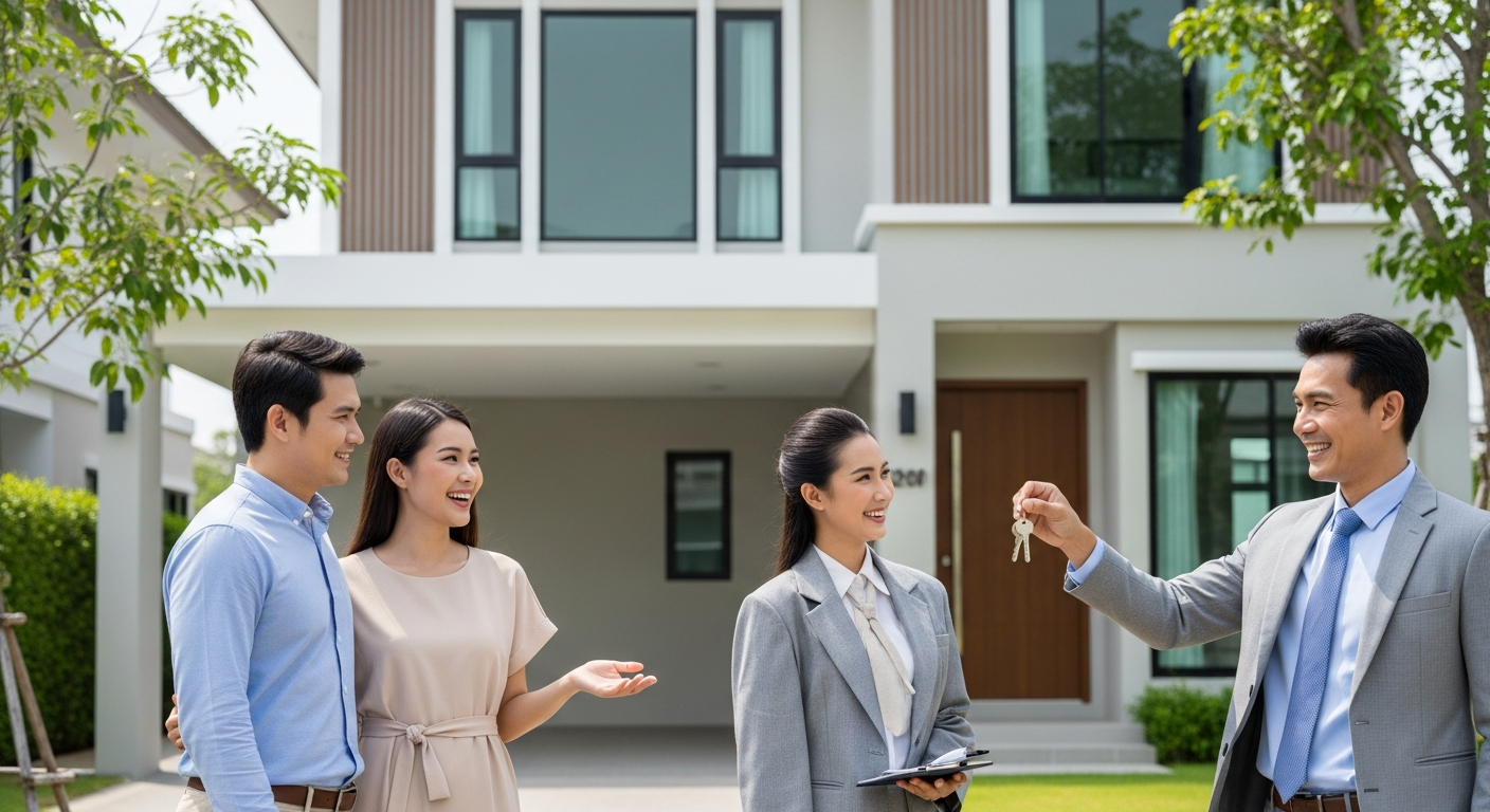 การจัดบ้านและการเตรียมบ้านเพื่อขายในไทย