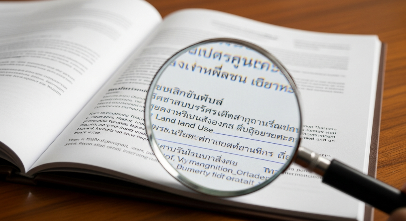 Evaluating property infrastructure in Thailand