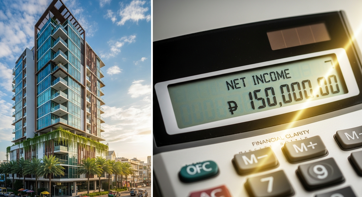 Real Estate Net Income Concept