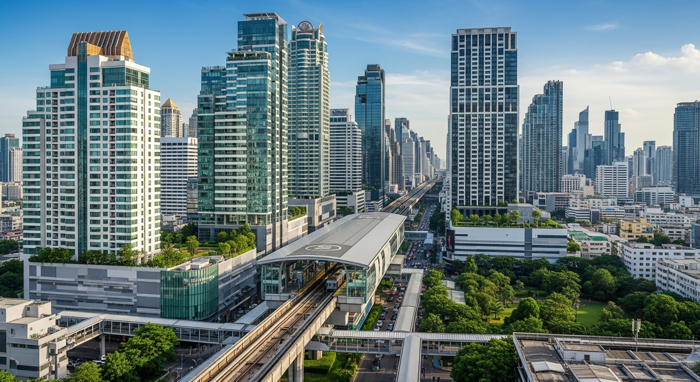 Phra Ram 9 MRT urban oasis property