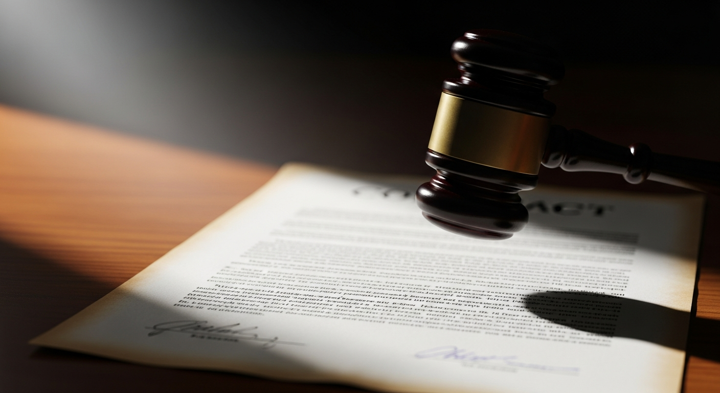 Breach of contract Concept