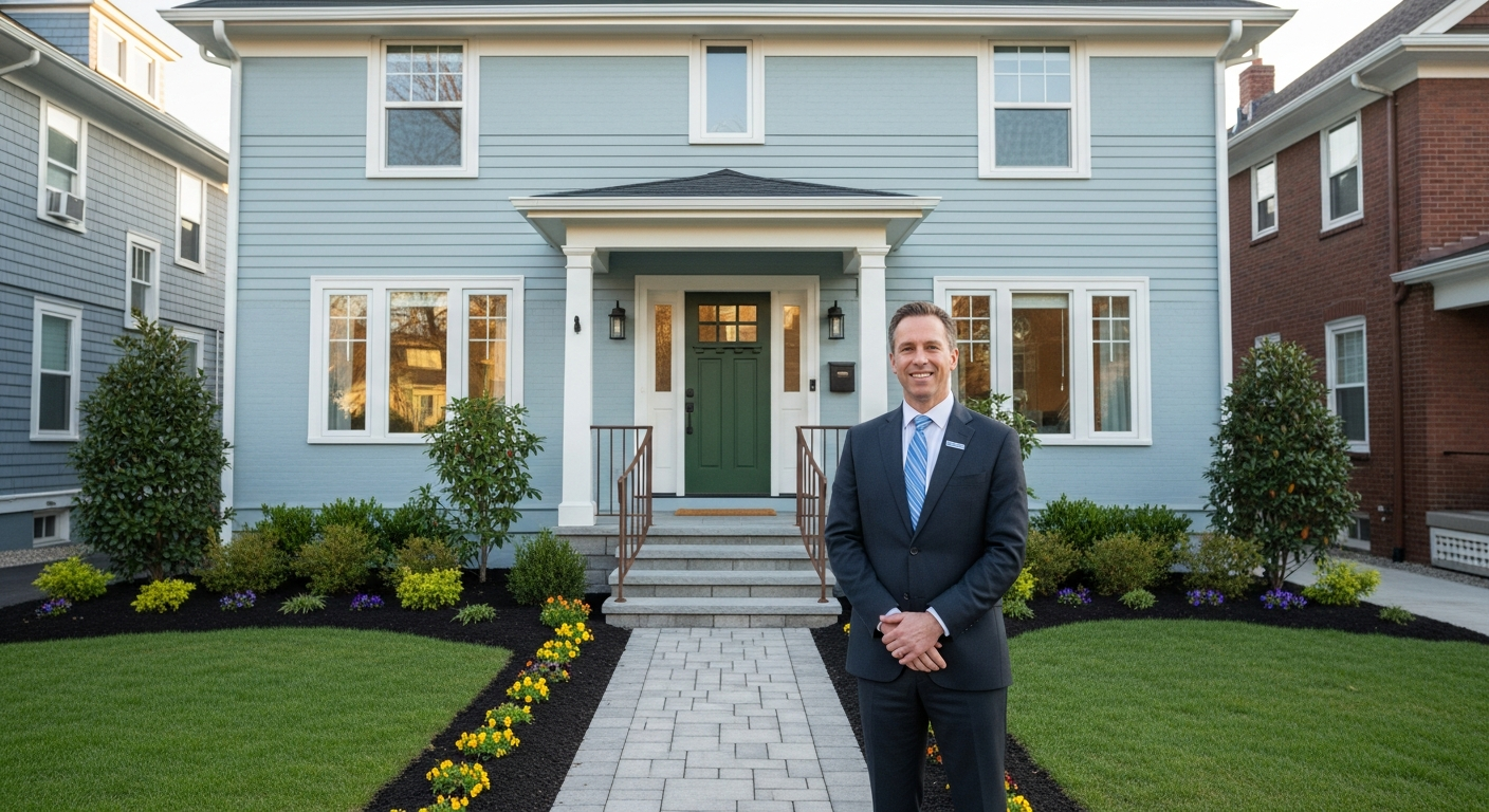 Expert RE/MAX Agent Appraising a Resale Home