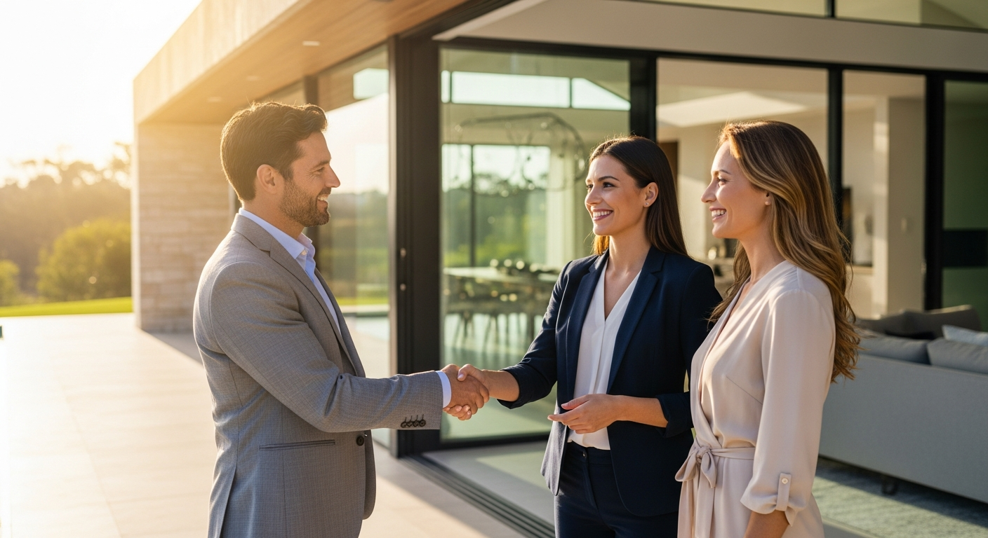 Real Estate Agent Concept