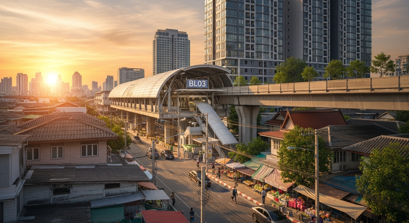Fai Chai MRT station (ไฟฉาย BL03) properties for sale rent near Bangkok Blue Line