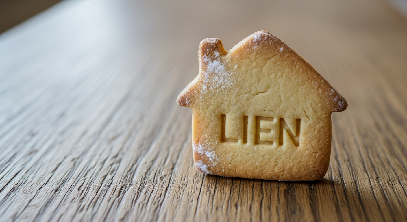 Mortgage lien Concept
