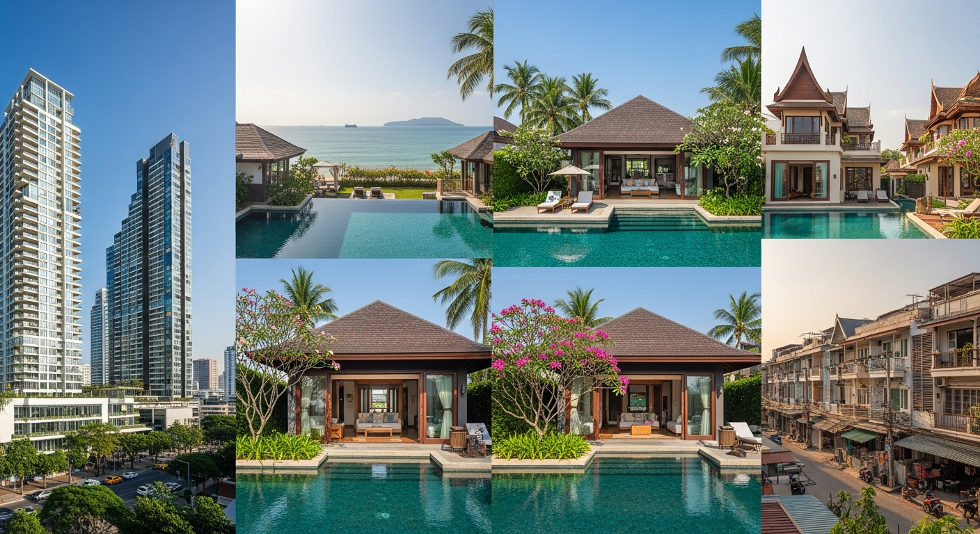 Modern Thai condo interior