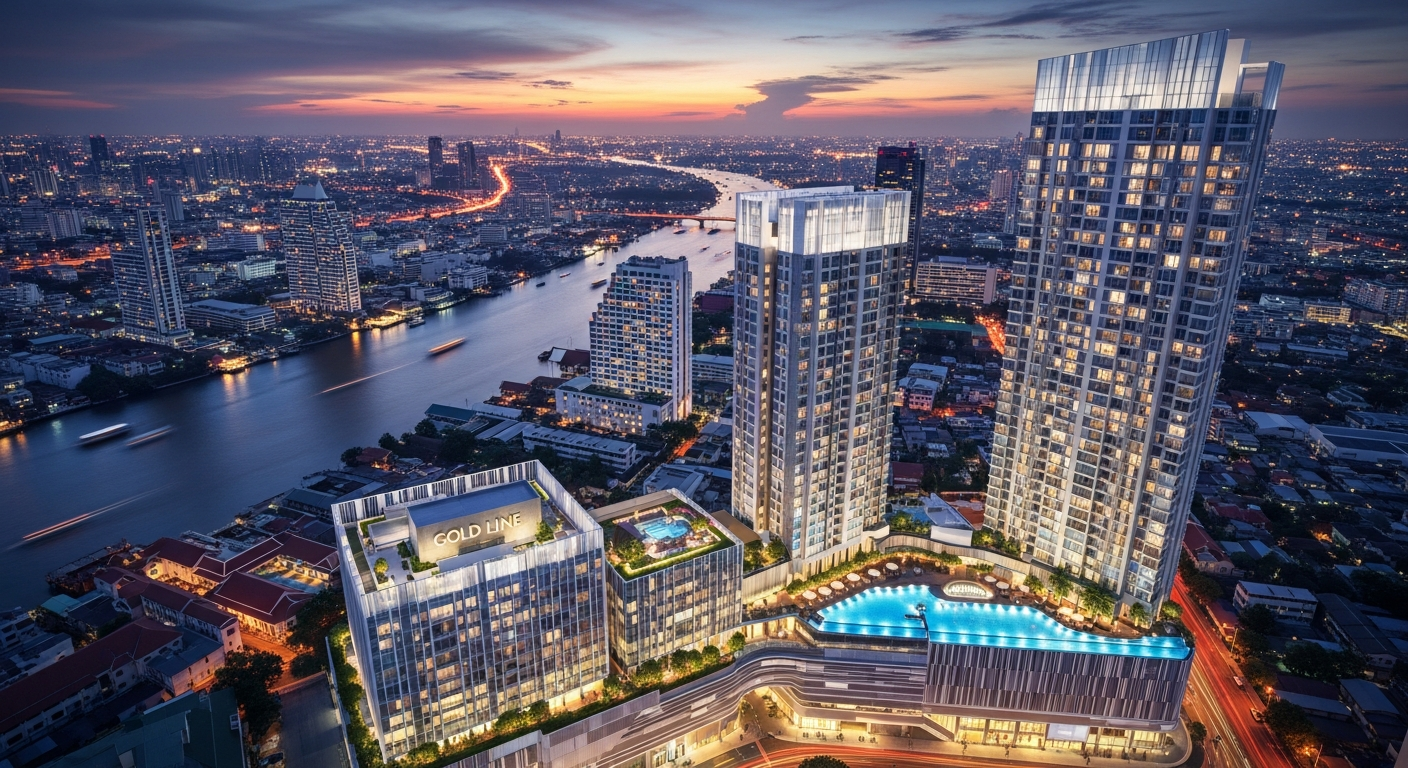 Properties for sale and rent near Krung Thon Buri BTS Gold Line station