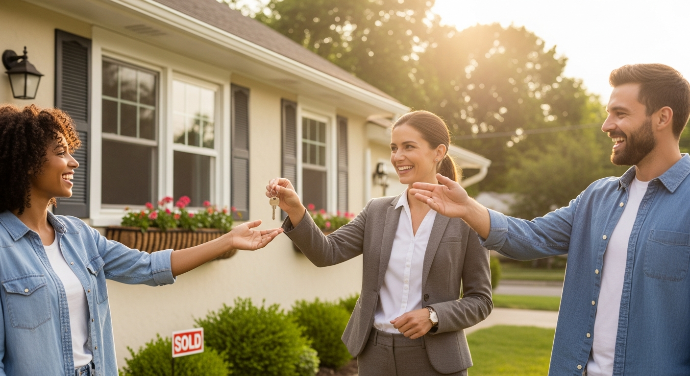 Trusted Real Estate Experts Closing a Deal