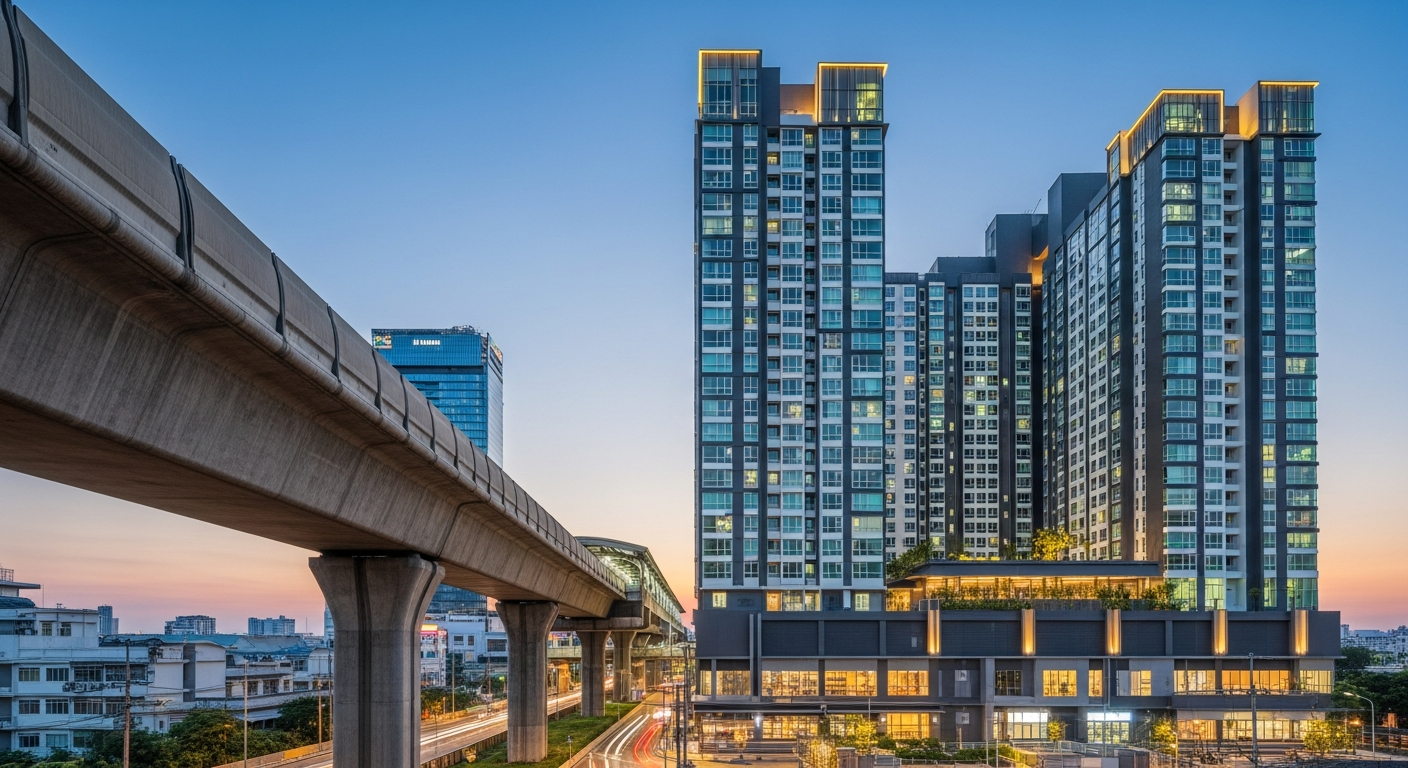 Mahat Thai MRT station (มหาดไทย) properties for sale rent near Yellow Line YL06 Wang Thonglang Bangkok