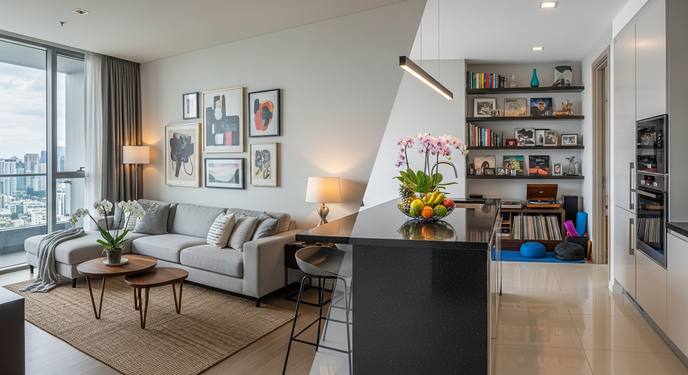 Luxury condo pool amenities Thailand