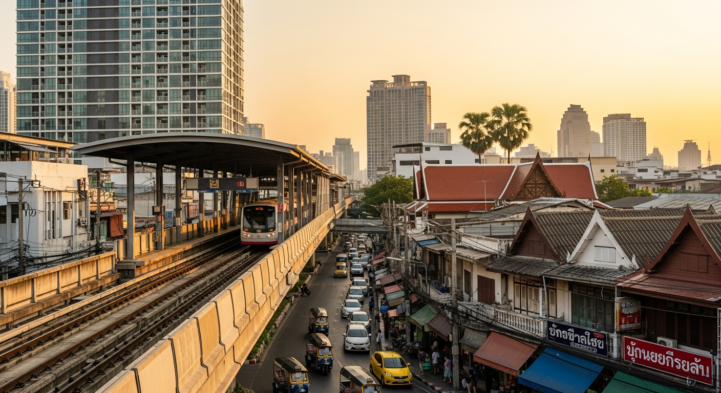 Ramkhamhaeng 12 MRT station properties for sale rent condo house affordable investment