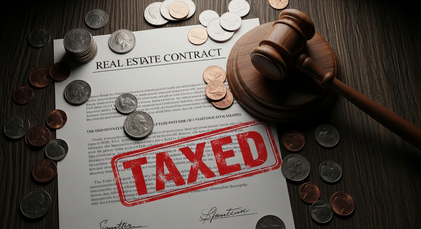 Real Estate Withholding Tax Concept