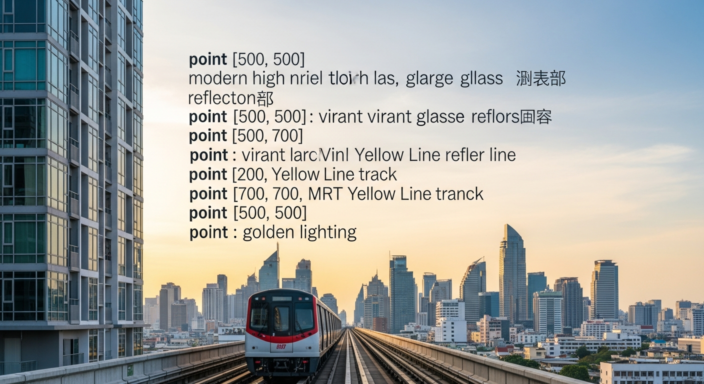 Skyline views near MRT Lat Phrao 101