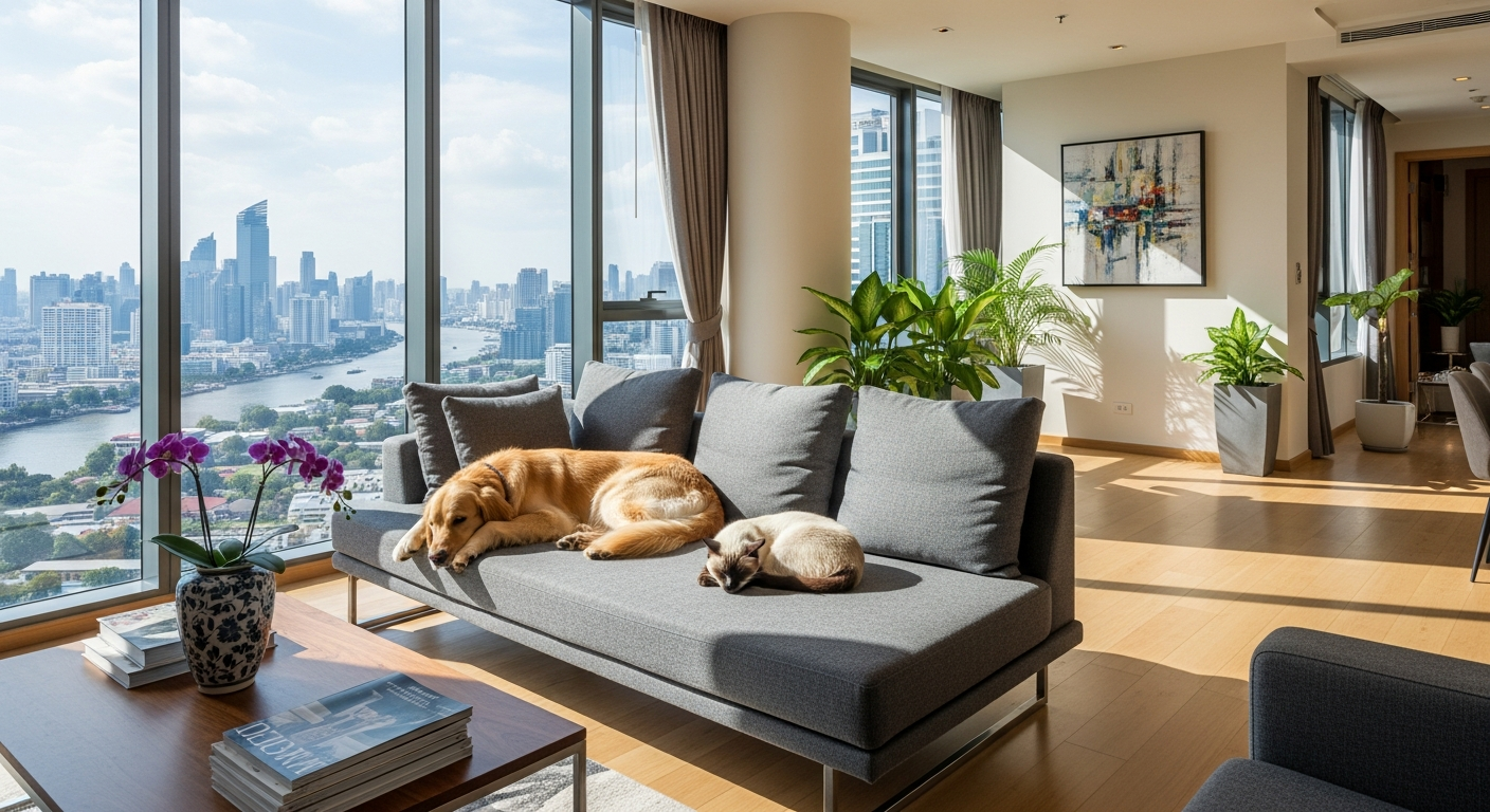 Searching for pet friendly condos in Bangkok online