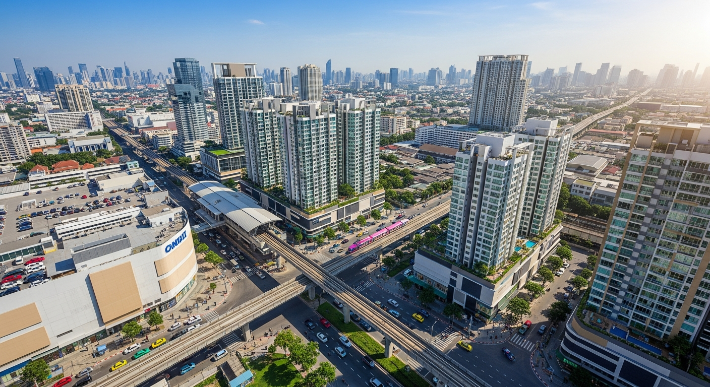 Properties near Yaek Pak Kret MRT Pink Line station for sale and rent