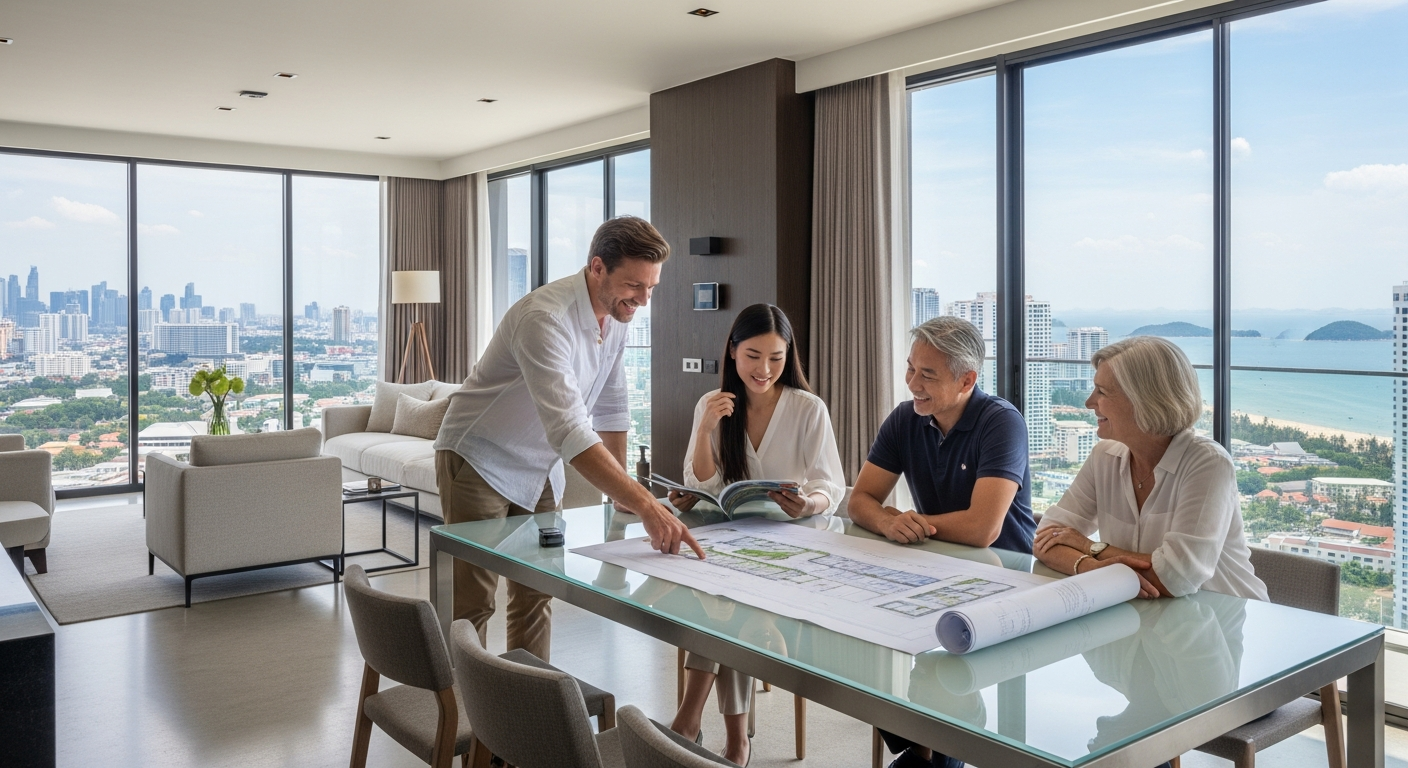 Calculator showing mortgage interest rates in Thailand