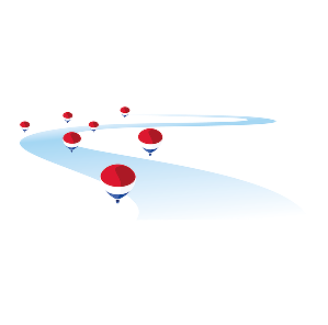 droga pomiędzy balonami remax