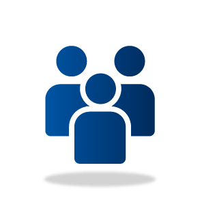 ikonka trzech sylwetek ludzkich